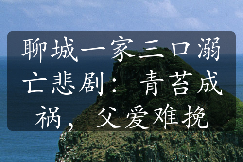 聊城一家三口溺亡悲?。呵嗵Τ傻湥笎垭y挽