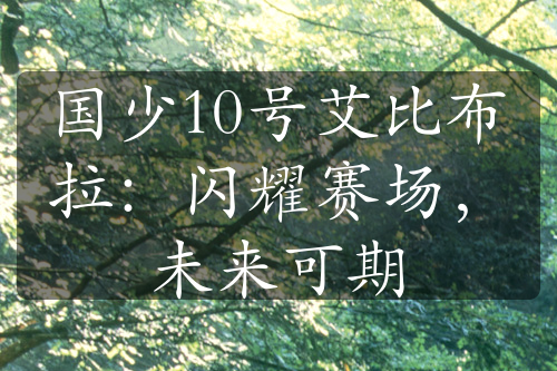 國少10號艾比布拉：閃耀賽場，未來可期