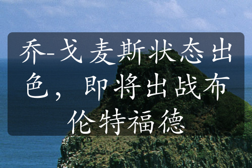 喬-戈麥斯?fàn)顟B(tài)出色，即將出戰(zhàn)布倫特福德