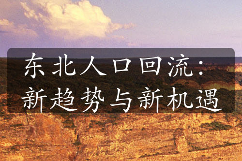 東北人口回流：新趨勢與新機(jī)遇